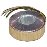 El transformador 120VA 2 de Toroidal hizo salir 230VAC primario 2 x 18VAC secundario
