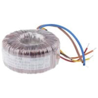 El transformador 120VA de Toroidal 2 hizo salir 230VAC x 2 primario 25VAC secundario
