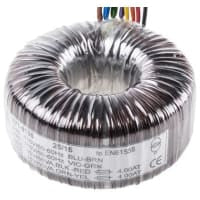 Salida del transformador 120VA 2 de Toroidal 115, 230VAC x 2 primario 15VAC secundario