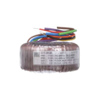 Salida del transformador 120VA 2 de Toroidal 115, 230VAC x 2 primario 18VAC secundario