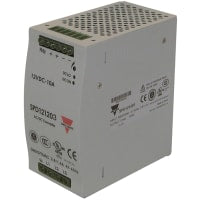 Fuente de alimentación, AC-DC, 12V, 10A, 340-575V adentro, incluido, carril del estruendo, PFC, 120W, serie del SPD