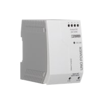 Fuente de alimentación, AC-DC, haber cambiado primario, carril del estruendo, bifásico, UNO-PS/2AC/24DC/90W/C2LPS