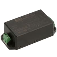 Fuente de alimentación, AC-DC, 12V, 5A, 100-264V adentro, encapsulado, montaje del panel, 60W, serie de IRM