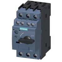 Interruptor para los motores, S00, 4.5-6.3A aux., 1NO 1NC, tornillo, serie 3RV2