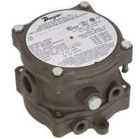 Differential Pressure Switch, Explosionproof. 15-.50 " w.c, 24VDC, 1950G Series