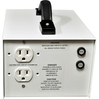 Transformador, grado médico, encl, 500VA, 120VAC, 120V@4.35A