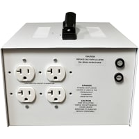 Transformador, grado médico, encl, 2000VA, 120VAC, 120V@16.66A