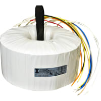 Transformador, grado médico, toroide, 3750VA, 100-240VAC, 240V a 15,6 A/120V@31.2A