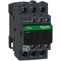 Contactor LC1D, 38A 120V, 50/60 hertzio, TeSys Deca Series