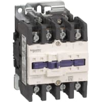 Contactor LC1D, 125A, 4P, 120V60 hertzio, TeSys Deca Series