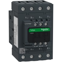 Contactor LC1D, 4P, 80A, 120V, 50/60 hertzio, TeSys Deca Series