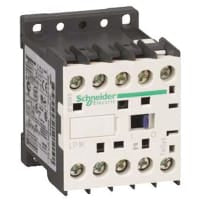 Contactor LP1 3P, 6 A 24 VDC, 1 with Spring Terminals, TeSys Micra Series del NC