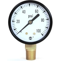 Galga; Presión;  2.5";  0-30 PSI; 1/"4 LM; Serie P500