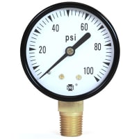 Galga, presión, 2.5 ", 0-160 PSI, 1/4 " LM, serie P500