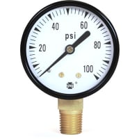 Galga; Presión;  2.5";  0-300 PSI; 1/"4 LM; Serie P500