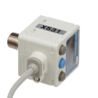 Limpie el interruptor con la aspiradora, 1/8NPT, color de 2, - 14.5 a 14.5PSI, PNP, M12-4