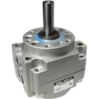 Actuador rotatorio de la sola paleta, cuerpo de 80m m, ángulo del grado de 90, hilo de rosca de NPT, serie de CRB | SMC