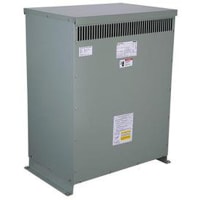 Tipo seco transformador, AL 112.5KVA 480-208Y 150C STD DOE2016