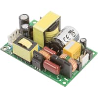 Montaje del panel de fuente de alimentación AC-DC médico y entrada de ITE 130W 36V@3.61A 90-264V