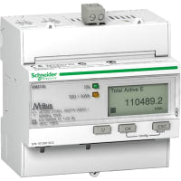 El metro de la energía, iEM3135 3PH, 63A directo, clase 1, ModBus, 4 quad, 1 DI, 1