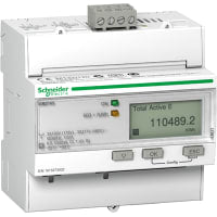 El metro de la energía, iEM3165 3PH, 63A directo, clase 1, BACnet, 4 quad, 1 DI, 1