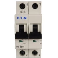 C.C. 2-Pole de Circuit Breaker Indust Mini s FAZ-NA UL489 MCB 2P 15 A.C. Curve