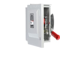 El interruptor de seguridad, 30A, 2 poste, 600V, No-Fundió Hd, tipo 3R, serie de HNF