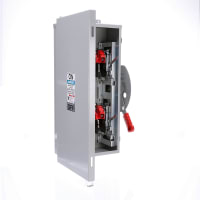 Interruptor de seguridad, 60A, 4P, 600V, No-Fundió Hd, tipo 12, terminal de lengüeta, serie de HNF
