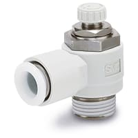 Control de flujo, 1/8Rc, para el tubo de 8m m, meterout, codo | SMC