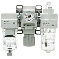 Filtro/regulador/lubricador, 1/4NPT, 125PSI, llave de drenaje