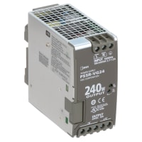 Fuente de alimentación, AC-DC, C.C. de 24, 10A, CA de 100-240, incluida, estruendo, 240W, serie de PS5R-V