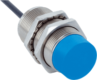 Sensor de proximidad, gama de 20m m, sin blindaje, PNP, normalmente cerrado, cable de los 2m