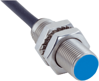 Sensor de proximidad, gama de M12,4mm, rubor, C.C. de dos hilos, NO, cable de los 2m PUR