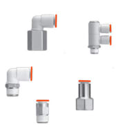 Cabiendo, codo masculino del uni del dbl, para 3el tubo8 de /", 3/8NPT puerto, nkl pl