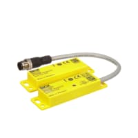 Interruptor de seguridad magnético, RE2, 2NO, Dist Switch-On: 9m m, cable w/Plug M12, 8-Pin