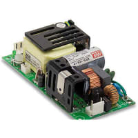 Fuente de alimentación, AC-DC, marco abierto, 120W, 12V, 10A, 80-264V adentro, serie EPS-120