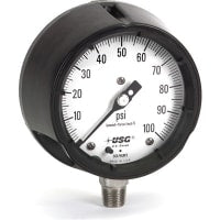 Galga, presión, 4.5 " 1981 0-100 PSI 1/2 " LM