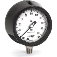 Gauge, Pressure, 4.5 " 1981 0-300 PSI 1/2 " LM