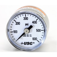 Gauge, Pressure, 1.5 " 1521 0-30 SPI 1/8 " LM