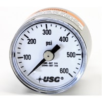 Gauge, Pressure, 1.5 " 1521 0-100 SPI 1/8 " LM