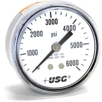 Galga, presión, 2" 1522 0-300 PSI 1/"4 CBM