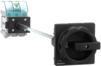 BASE ROTATORIA NEGRA del INTERRUPTOR 3P 25A DINRL del DISCO