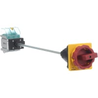 Base rotatoria del interruptor 3P R/Y 25A Dinrl del disco