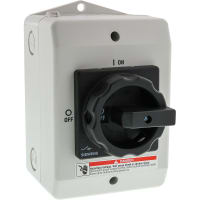 Interruptor W/Screw Covr de 25A 3P Encl T4X y negro H