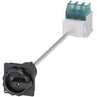 BASE ROTATORIA NEGRA del INTERRUPTOR 3P 32A DINRL del DISCO