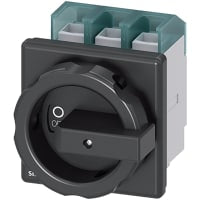 Puerta rotatoria del negro 100A 4Hole de Swtch 3P del disco