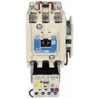 Arrancador DOL, 3 polos, NEMA, FLA 4-20 A, 240 V CA a 60 Hz, bobina 220VDC a 50 Hz, contacto auxiliar 1 NA