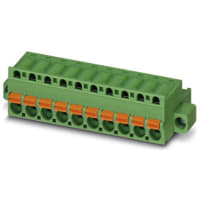 El PWB tapa Empujar-En serie de la posición COMBICON FKC 4 de 5.08m m 12AWG 320V 12A