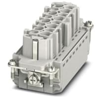 Relleno del zócalo de HEAVYCON; Serie HV6; 6-pos + 2 la conmutación entra en contacto con + el PE; 830 V