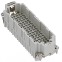 Relleno rectangular del enchufe, 108+PE, B24, encrespadura, varón, serie de HEAVYCON B24